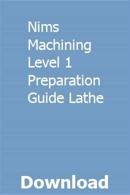 nims mechanical preparation guide